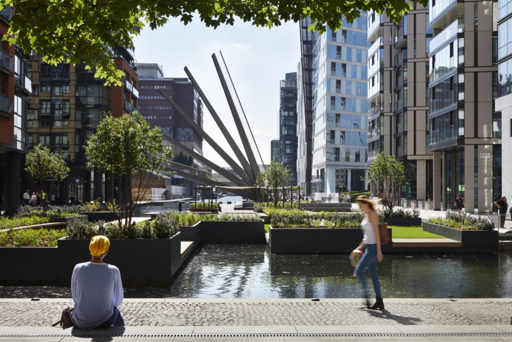 Floating Pocket Park opens at Paddington Paddington