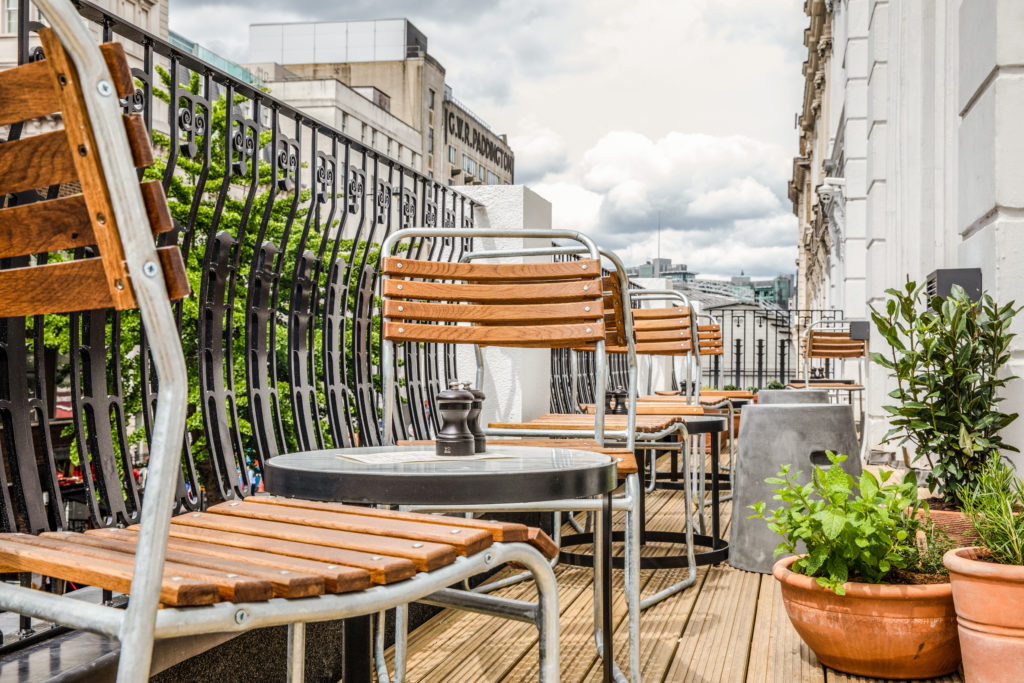 New Outdoor Terrace At The Pilgrm Paddington