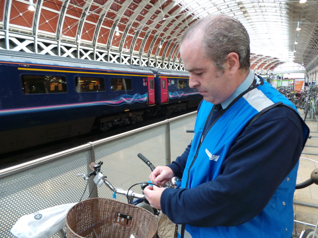Cycle Recycling at Paddington Station Paddington
