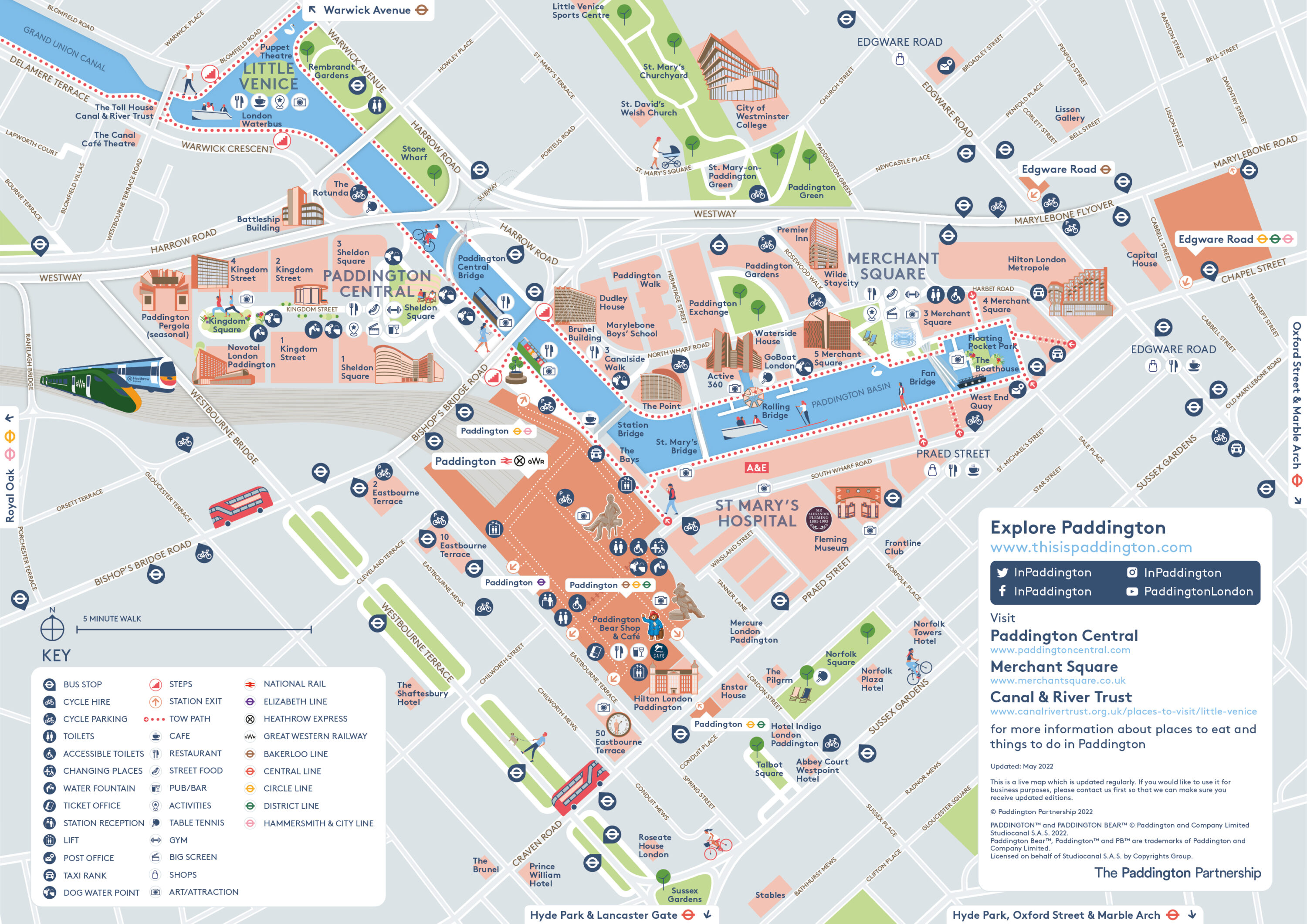 Paddington Station London Map Paddington Map | Paddington