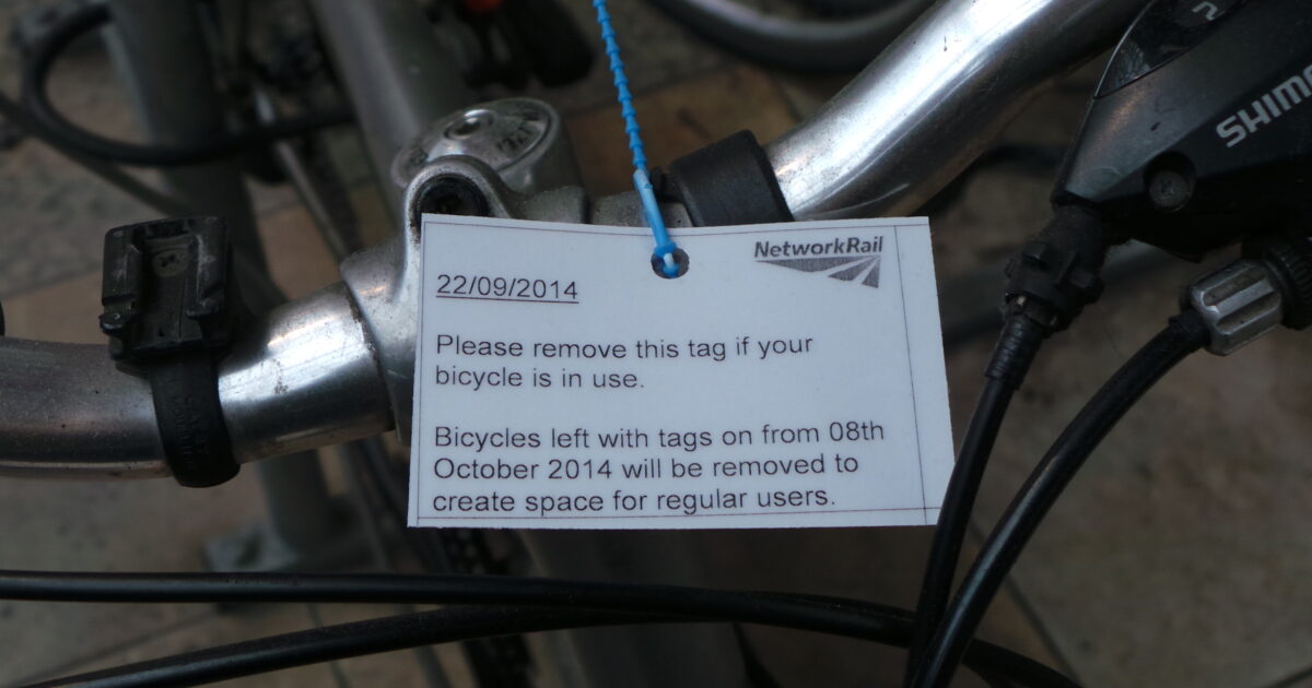 Cycle Recycling at Paddington Station Paddington