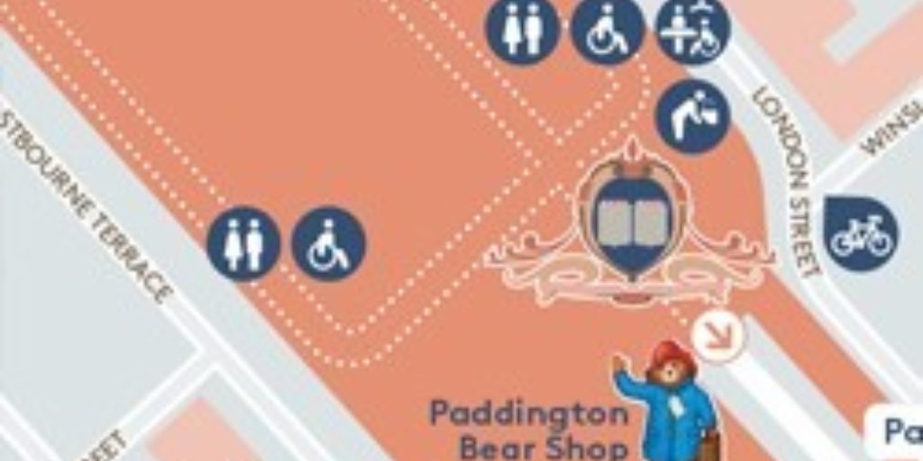 Paddington Station London Map
